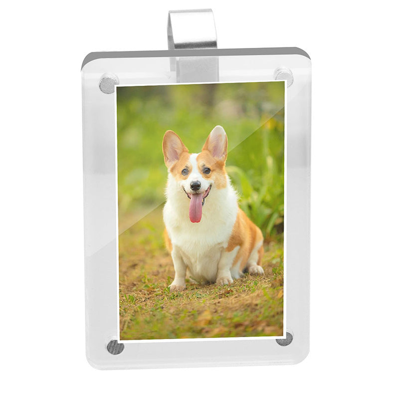 Fotoholder til bilens solskærm – til foto 8,9 × 5,8 cm