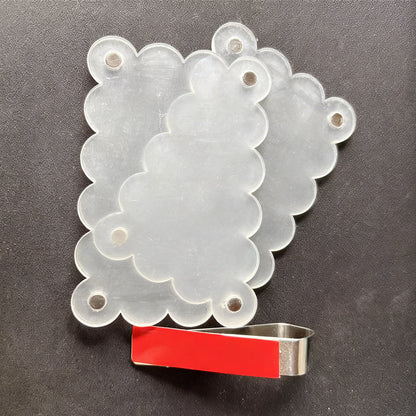 Fotoholder til bilens solskærm – til foto 8,9 × 5,8 cm