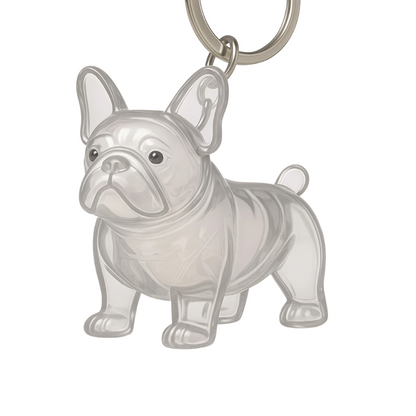 Nøglering med Hundedesign | 3-pak Mindesmærke