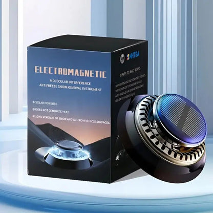 Solcelledrevet enhed til bil mod lugt og frostdannelse