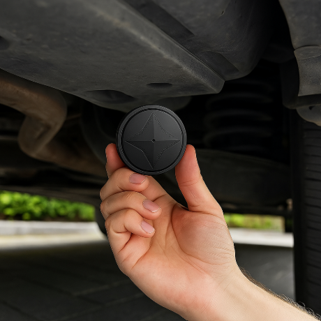 Magnetisk GPS- og GSM-tracker med op til 20 dages batteri