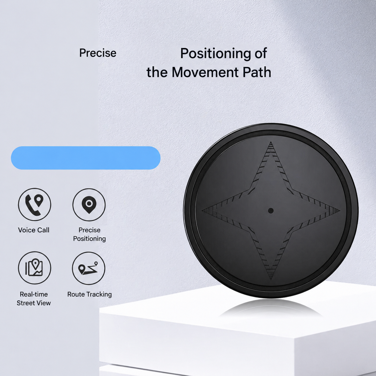 Magnetisk GPS- og GSM-tracker med op til 20 dages batteri