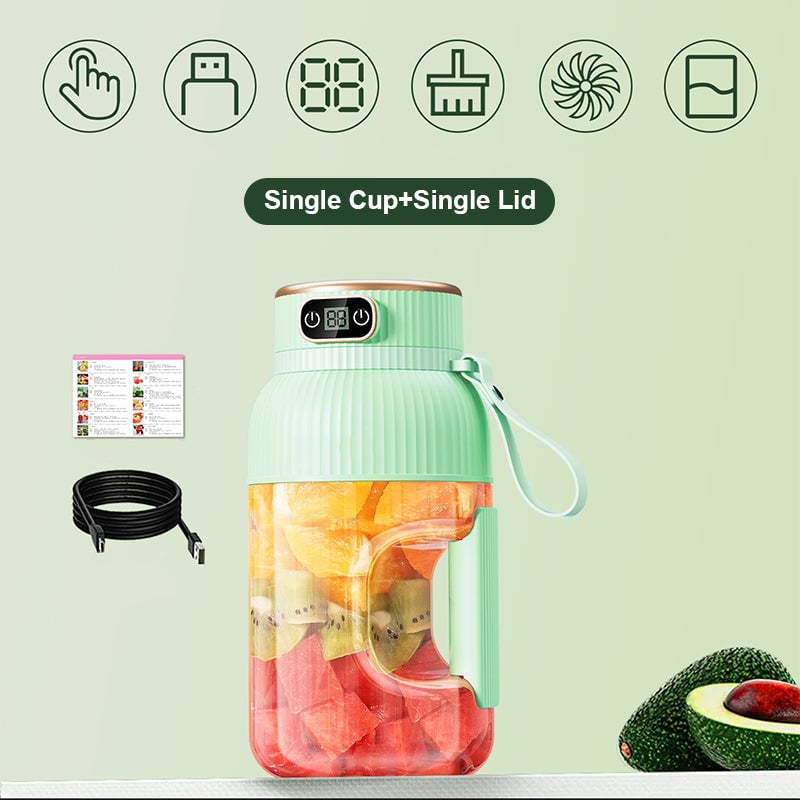 Bærbar blender med drikkekop