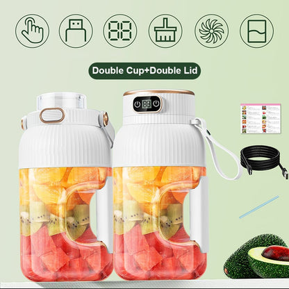 Bærbar blender med drikkekop