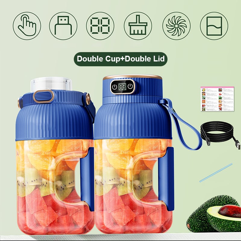 Bærbar blender med drikkekop