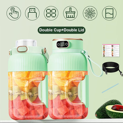 Bærbar blender med drikkekop