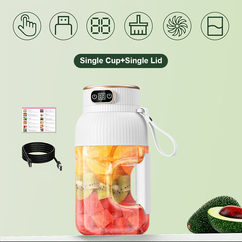 Bærbar blender med drikkekop