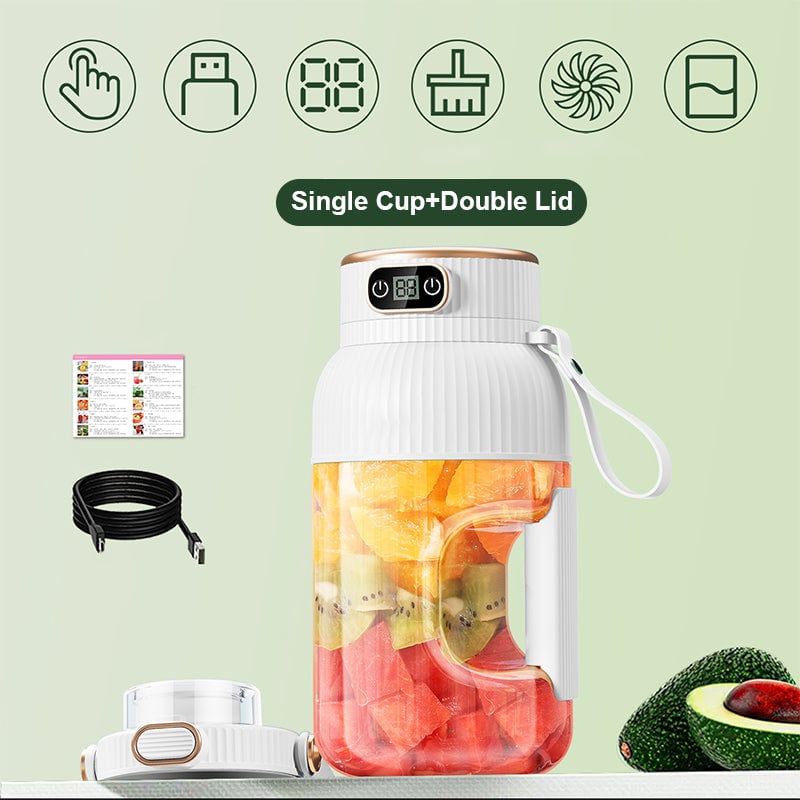 Bærbar blender med drikkekop