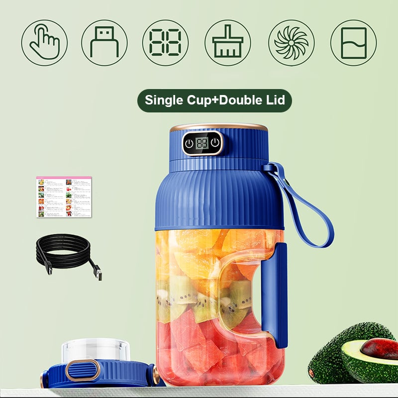 Bærbar blender med drikkekop