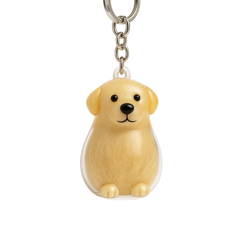 Nøglering med Hundedesign | 3-pak Mindesmærke
