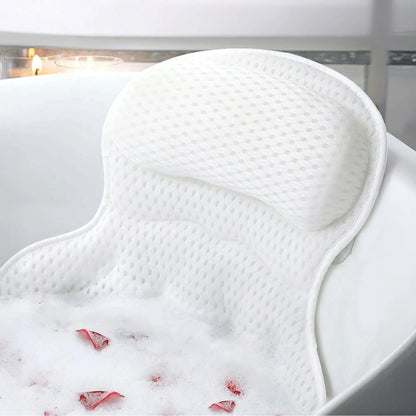 Badekarpude i 3D-netstof med 6 sugekopper