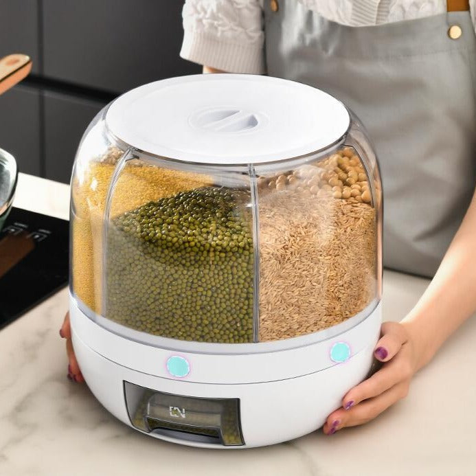 Roterende kornbeholder med dispenser – kapacitet 10 kg