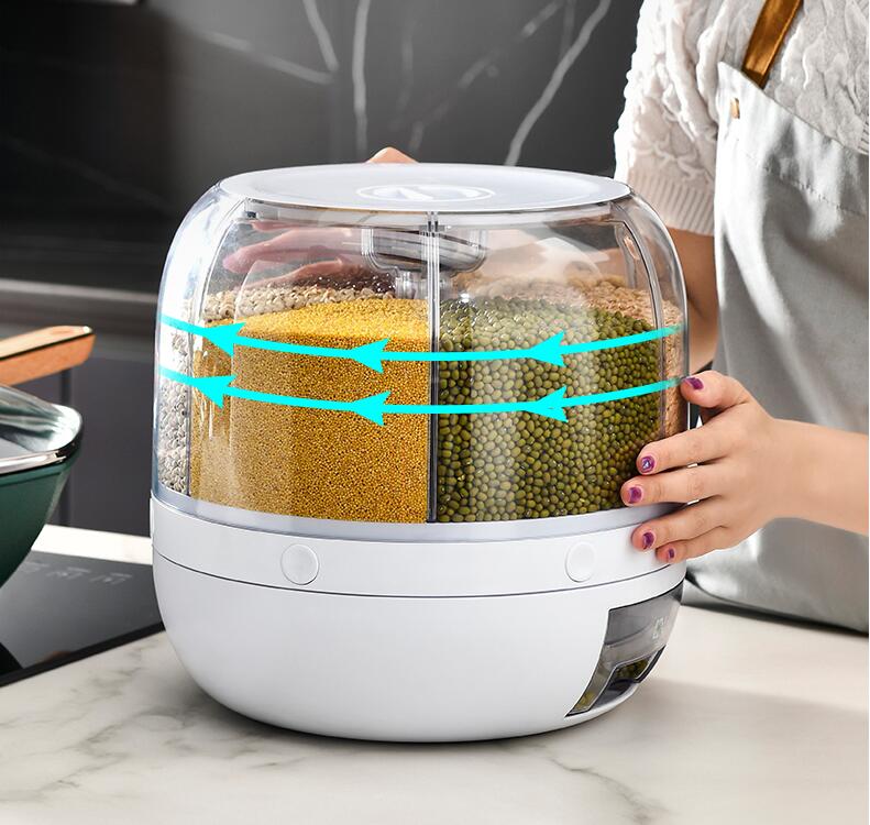 Roterende kornbeholder med dispenser – kapacitet 10 kg