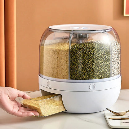 Roterende kornbeholder med dispenser – kapacitet 10 kg