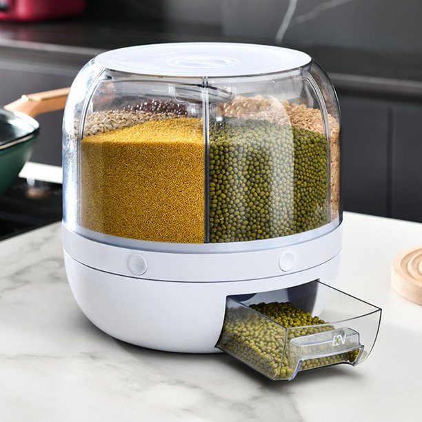Roterende kornbeholder med dispenser – kapacitet 10 kg
