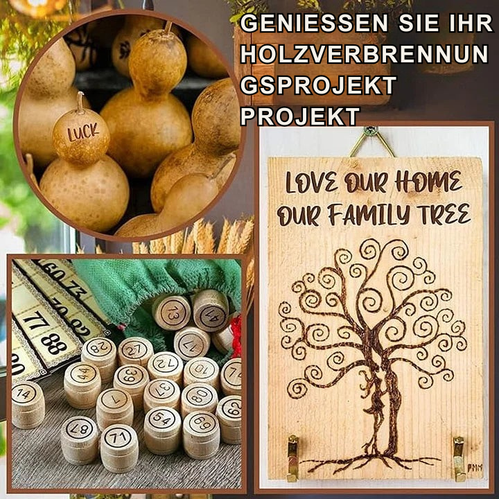 Alfabetspidser til pyrogravering – 26 bogstaver