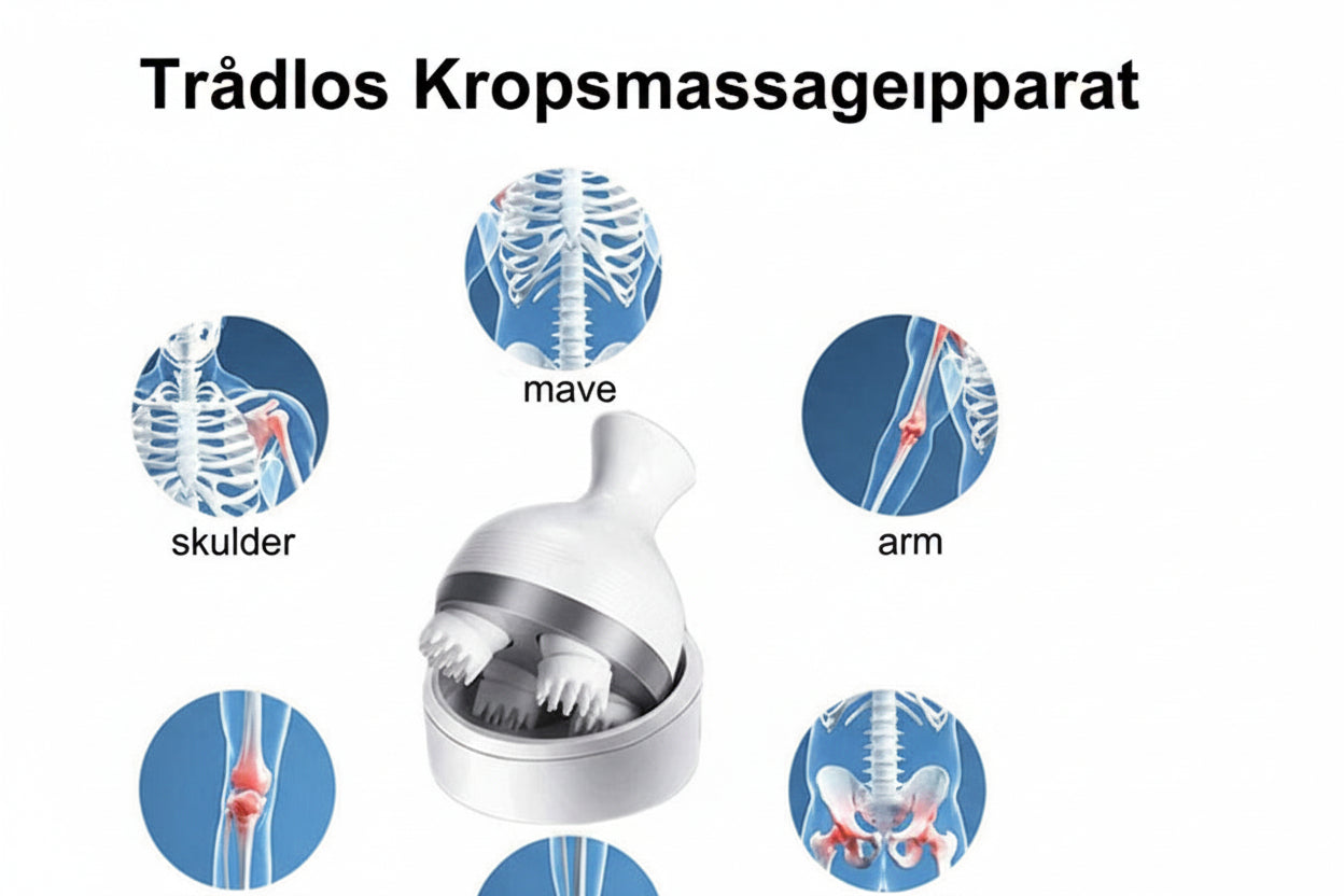 Hovedmassageapparat mod Stress og Angst
