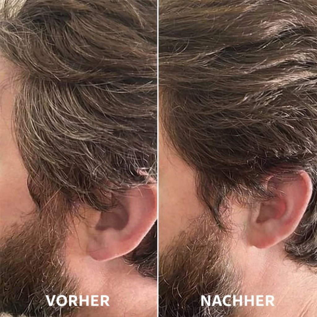 Farveshampoo til dækning af grå hår