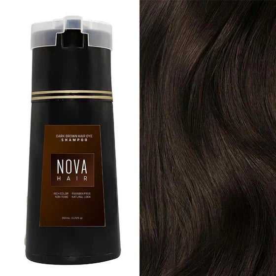 Farveshampoo til dækning af grå hår
