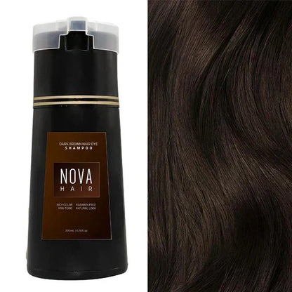 Farveshampoo til dækning af grå hår