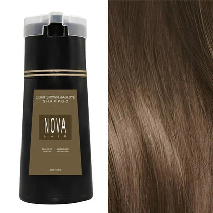 Farveshampoo til dækning af grå hår