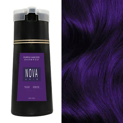 Farveshampoo til dækning af grå hår
