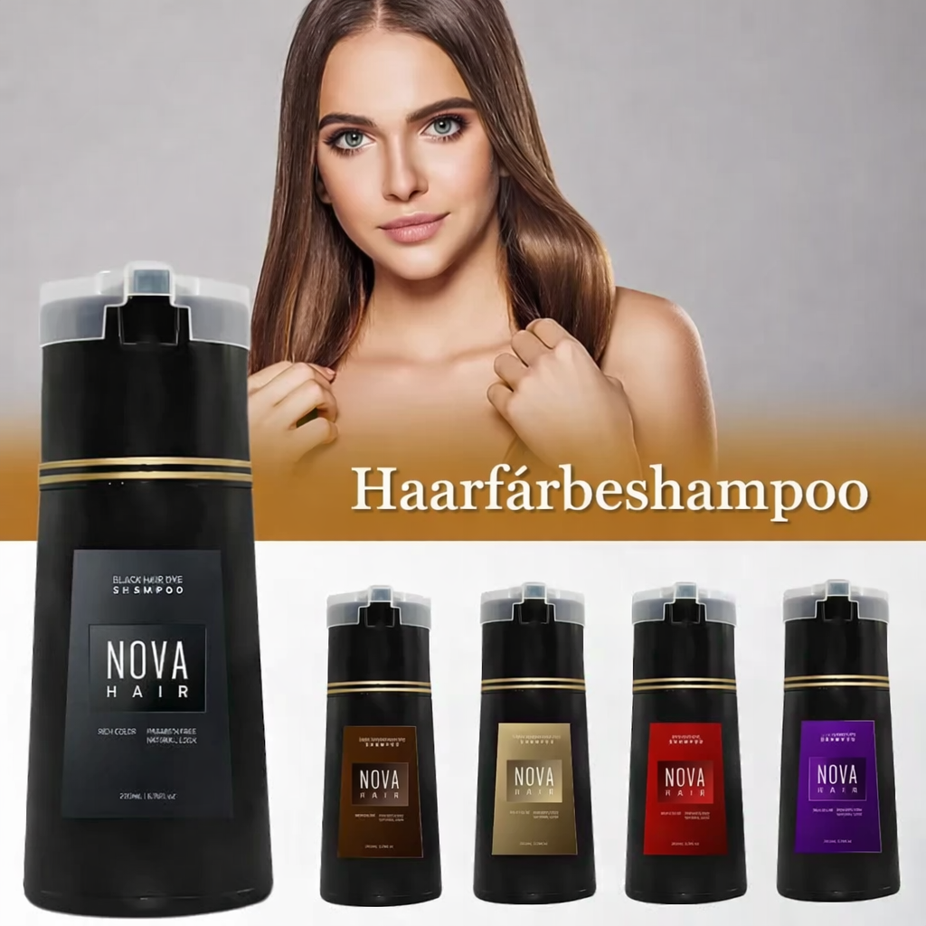 Farveshampoo til dækning af grå hår