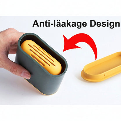 Silikone Toiletbørste med Holder til Effektiv Toilet Rengøring