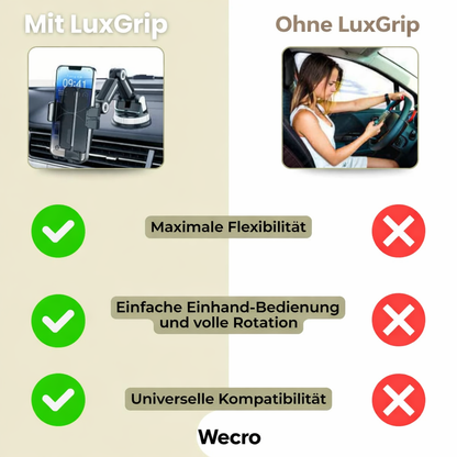 Telefonholder med sugekop og 360° drejning