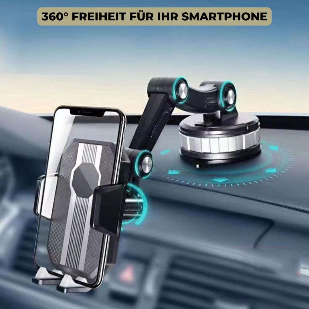 Telefonholder med sugekop og 360° drejning