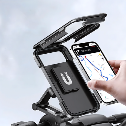 Vandtæt telefonholder til cykel med touchvindue og 360° drejning
