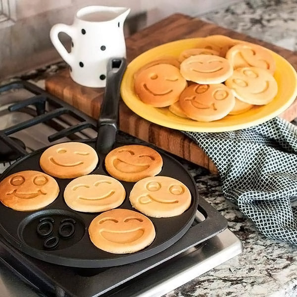 Pande til smiley-pandekager
