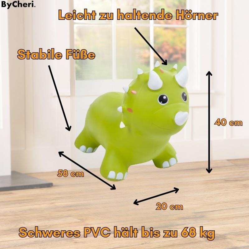 Oppusteligt hoppedyr i kraftig PVC til børn
