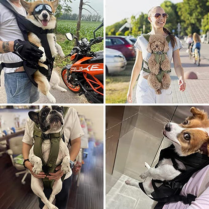 Skuldertaske til hund med polstrede, justerbare remme