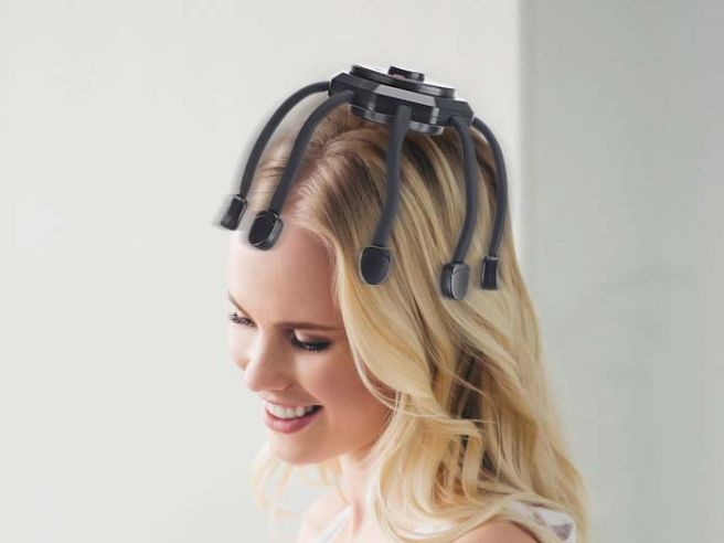 Trådløs hovedmassager