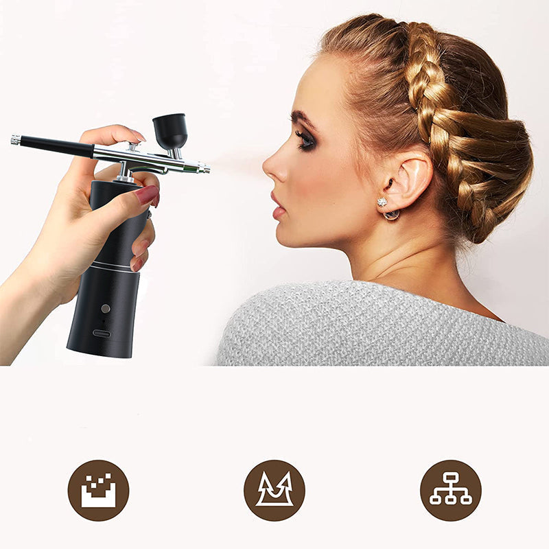 Trådløs airbrush med justerbart sprøjtetryk