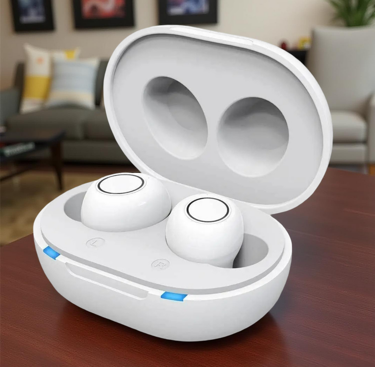 Genopladeligt høreapparat med Bluetooth og appstyring