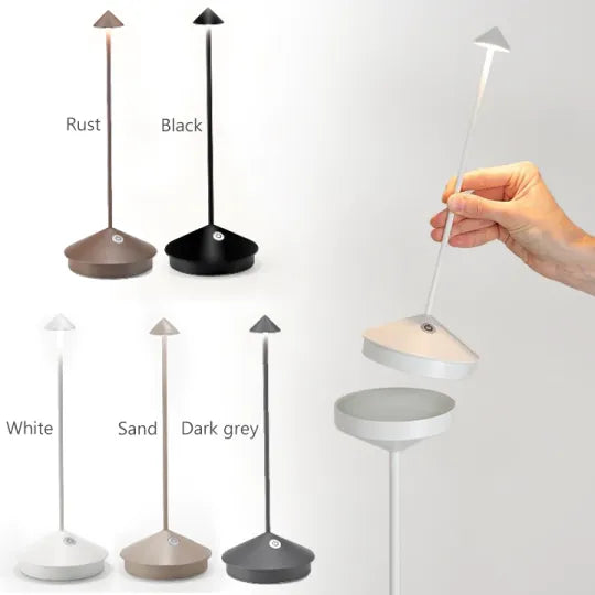 Trådløs LED-lampe med touchbetjening og dæmpning