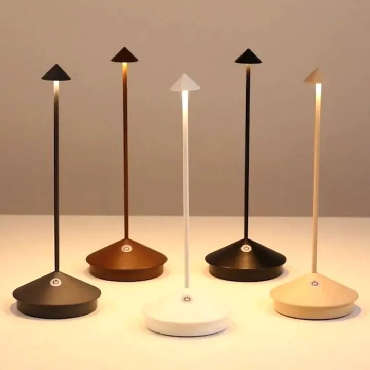 Trådløs LED-lampe med touchbetjening og dæmpning