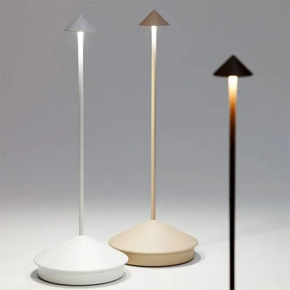 Trådløs LED-lampe med touchbetjening og dæmpning