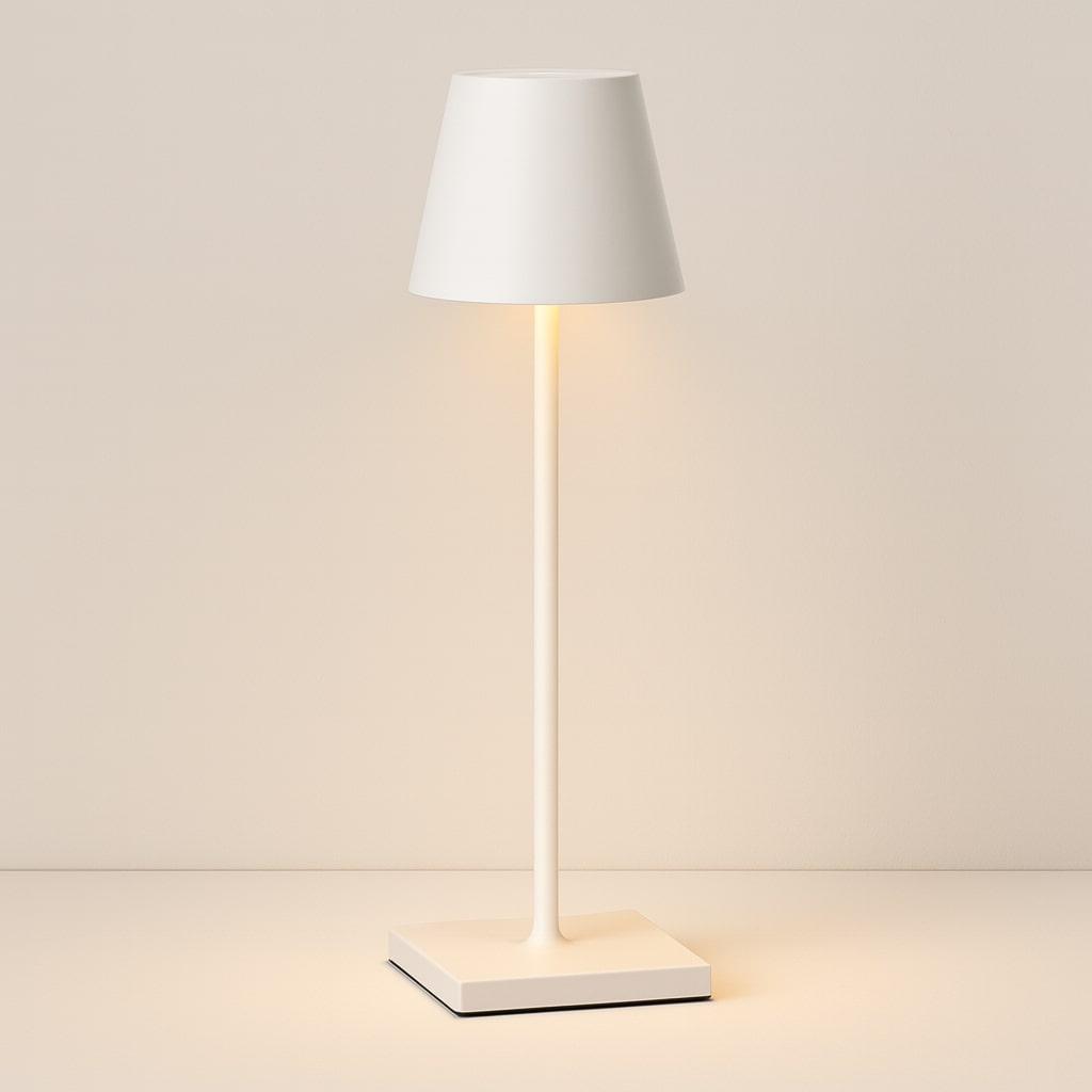 Trådløs genopladelig LED-bordlampe med touchdæmper