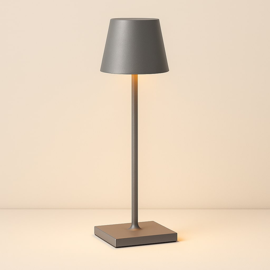 Trådløs genopladelig LED-bordlampe med touchdæmper