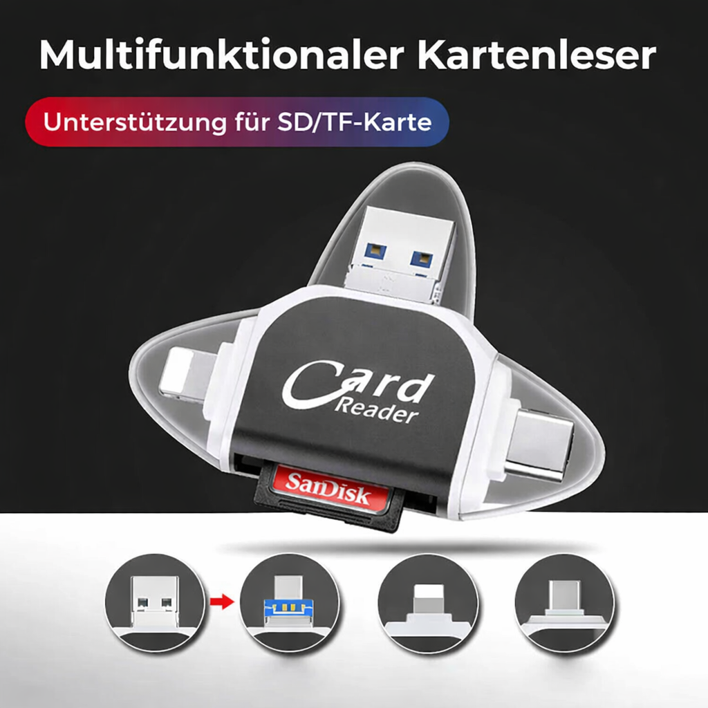 Multikortlæser med hurtig dataoverførsel