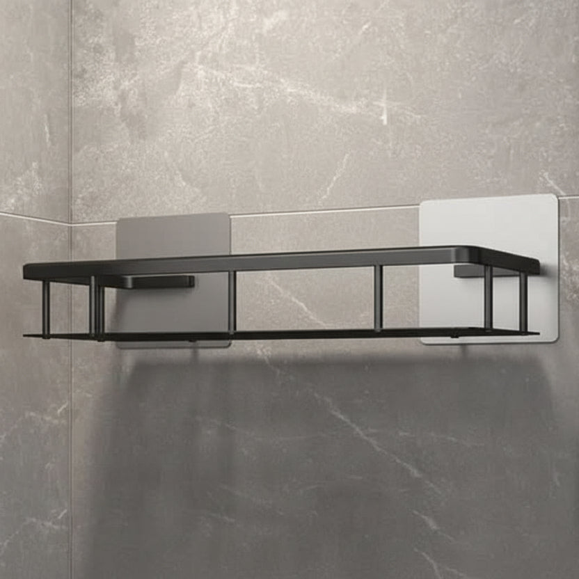 Selvklæbende badeværelseshylde i rustfrit stål – uden boring