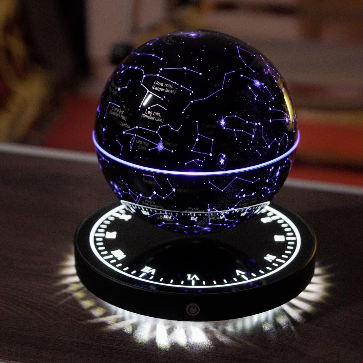 Svævende stjernebilledlampe med magnetisk levitation