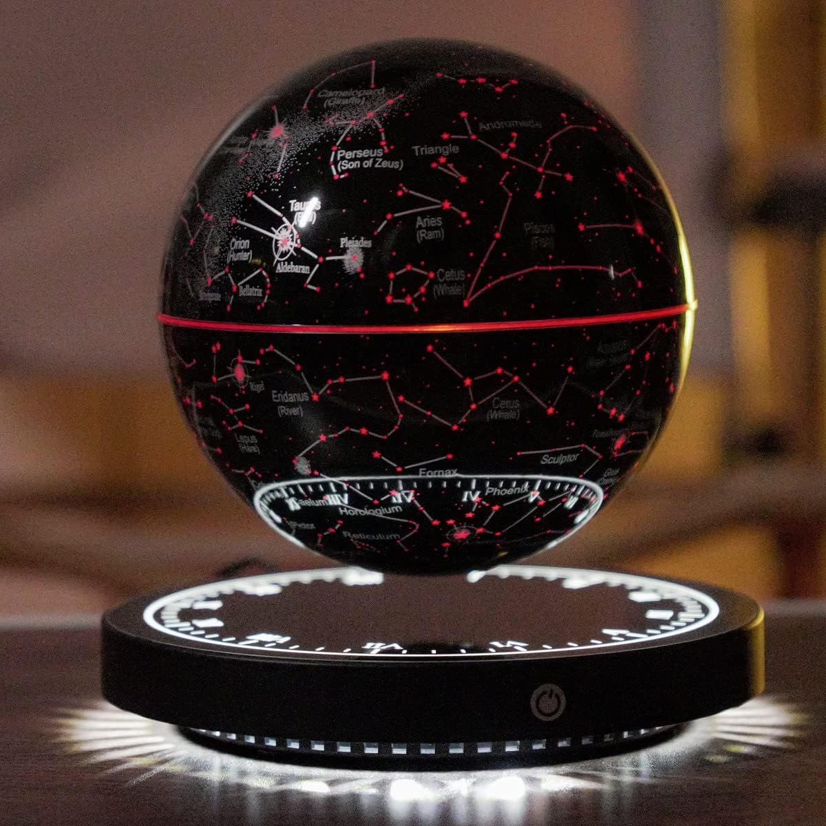 Svævende stjernebilledlampe med magnetisk levitation