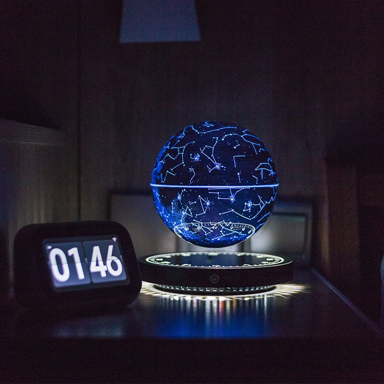 Svævende stjernebilledlampe med magnetisk levitation