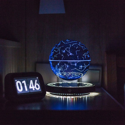 Svævende stjernebilledlampe med magnetisk levitation