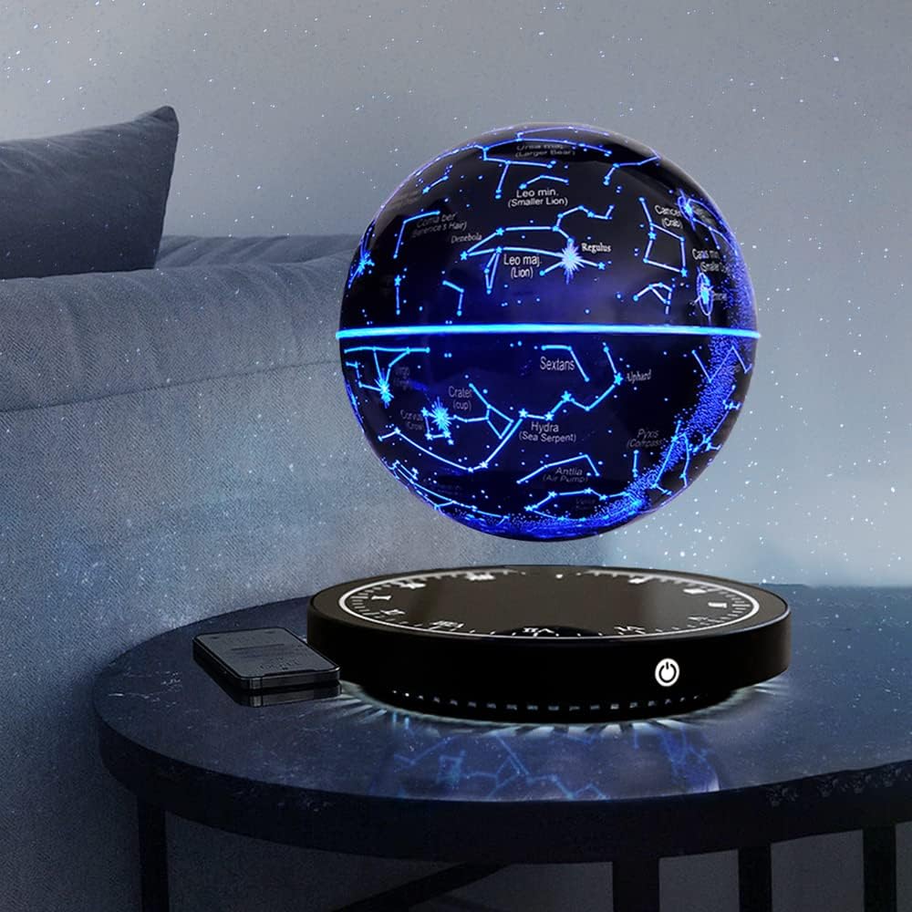 Svævende stjernebilledlampe med magnetisk levitation