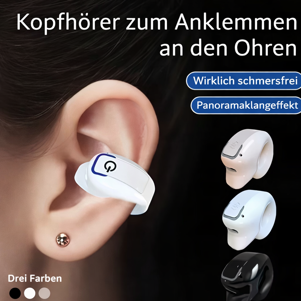 Clip-on-hovedtelefoner med åbent design